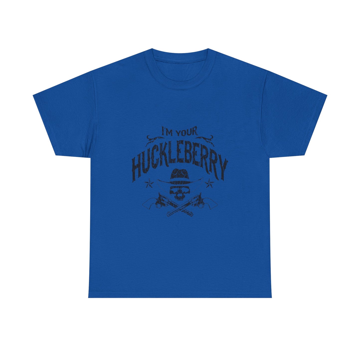 I'm Your Huckleberry T-Shirt — Vintage Western Skull & Pistols Tee