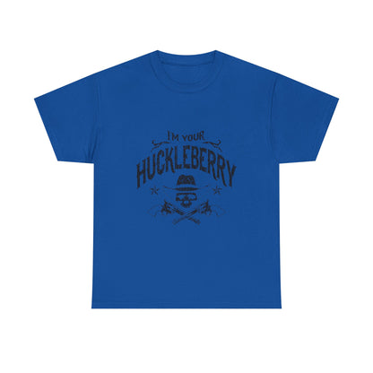 I'm Your Huckleberry T-Shirt — Vintage Western Skull & Pistols Tee