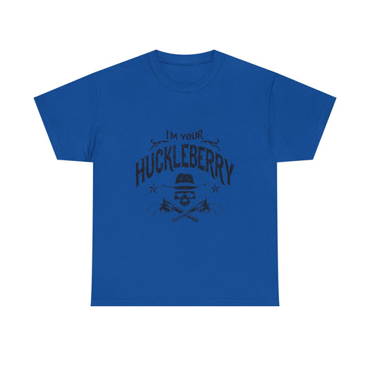 I'm Your Huckleberry T-Shirt — Vintage Western Skull & Pistols Tee
