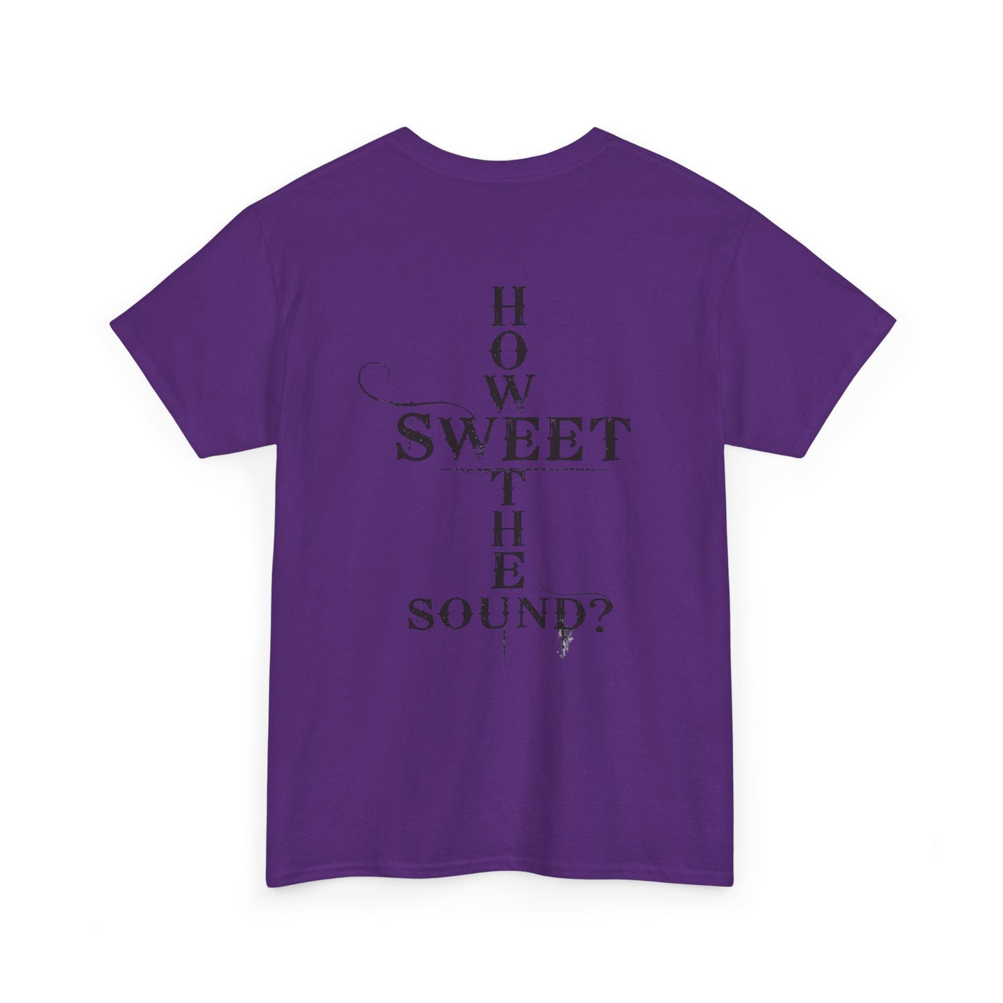 T‑Shirt — “Amazing Grace” Cross Design / “How Sweet the Sound?” Inspirational Gospel Tee