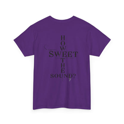 T‑Shirt — “Amazing Grace” Cross Design / “How Sweet the Sound?” Inspirational Gospel Tee