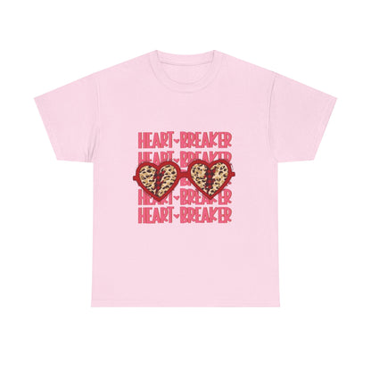 Heartbreaker Leopard Heart Graphic Tee