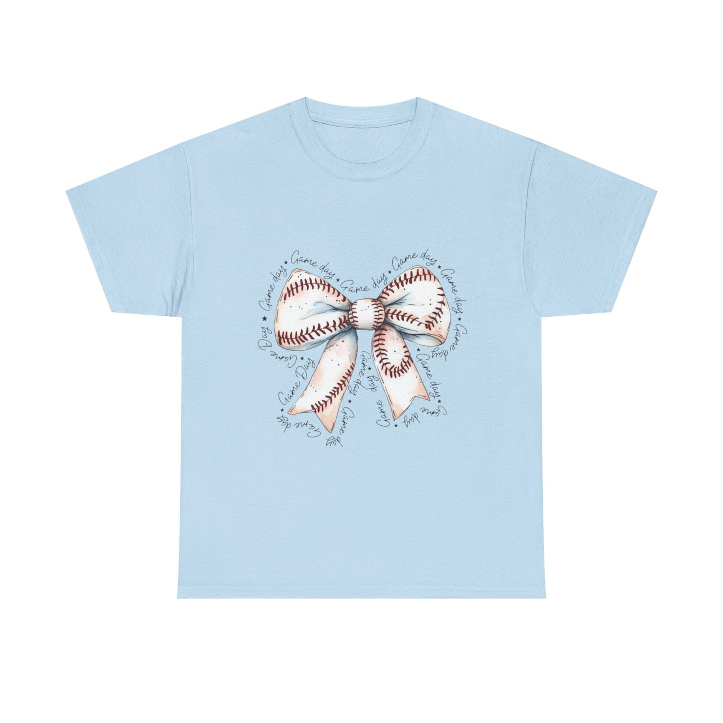 Bow Stitch Tee — Cute Hand-Drawn Ribbon Graphic T-Shirt