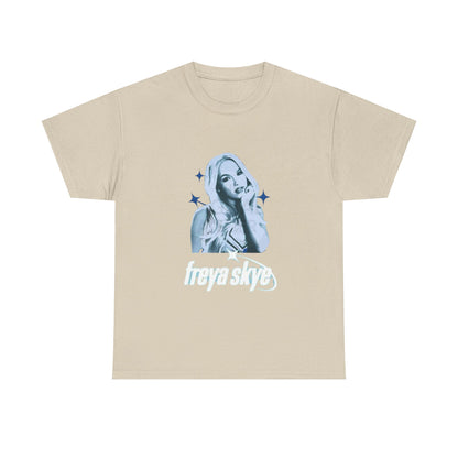 Freya Skye Graphic Tee — Retro Pop Star Portrait Shirt