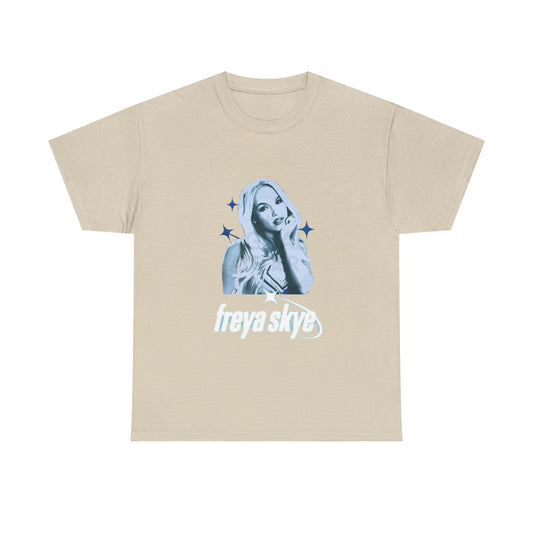 Freya Skye Graphic Tee — Retro Pop Star Portrait Shirt