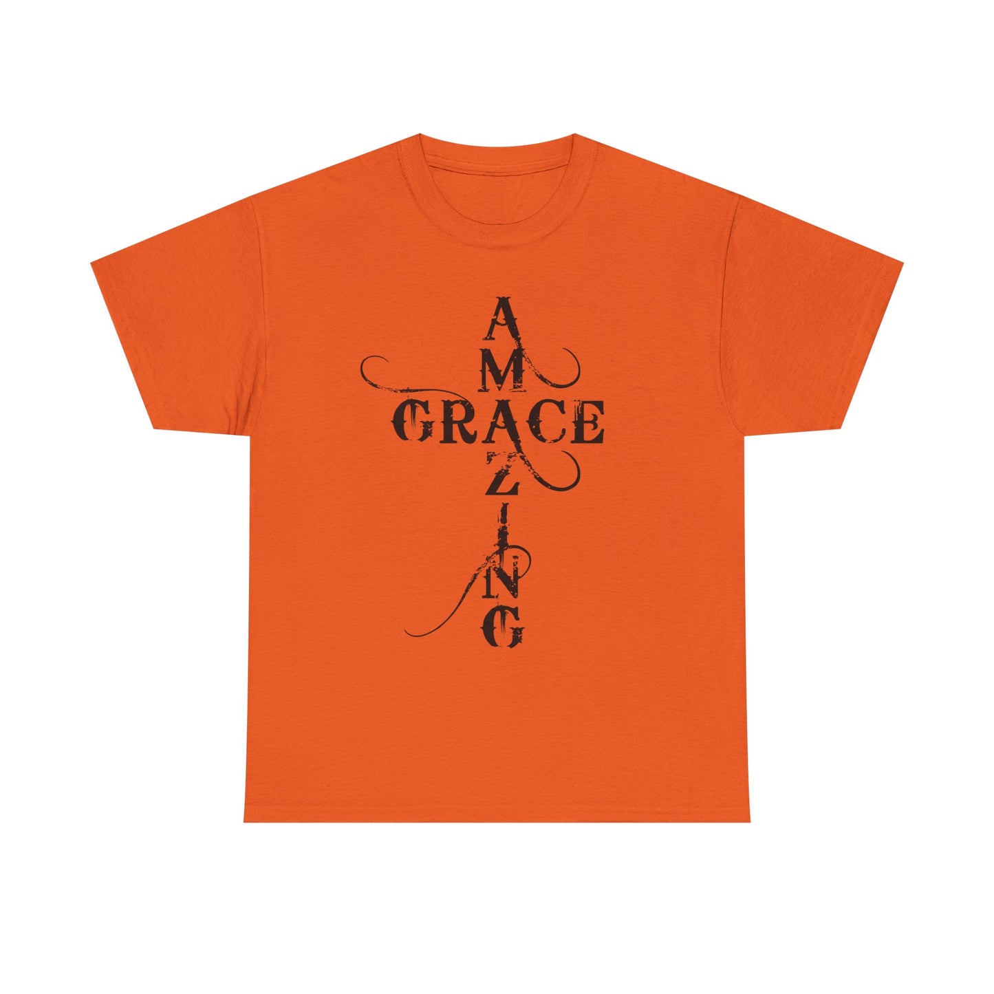 T‑Shirt — “Amazing Grace” Cross Design / “How Sweet the Sound?” Inspirational Gospel Tee