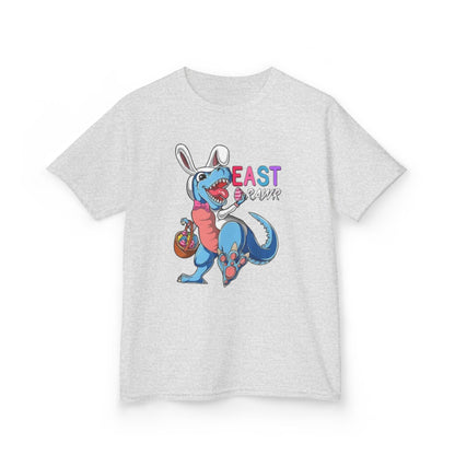 Kids 'Beast of Easter' Dino Bunny T‑Shirt — Cute Easter Dino with Basket