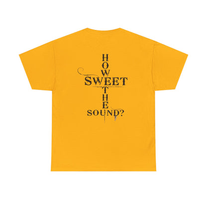 T‑Shirt — “Amazing Grace” Cross Design / “How Sweet the Sound?” Inspirational Gospel Tee