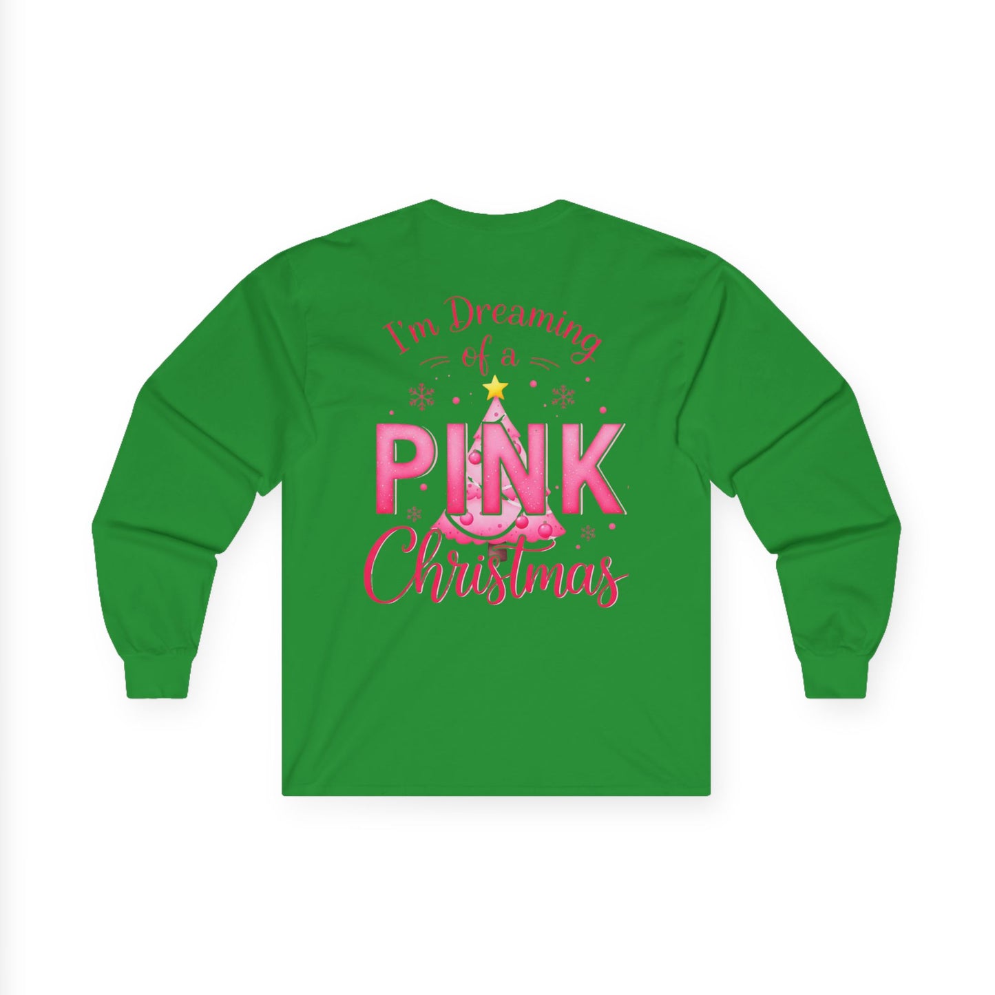 Pink Christmas Unisex Ultra Cotton Long Sleeve Tee