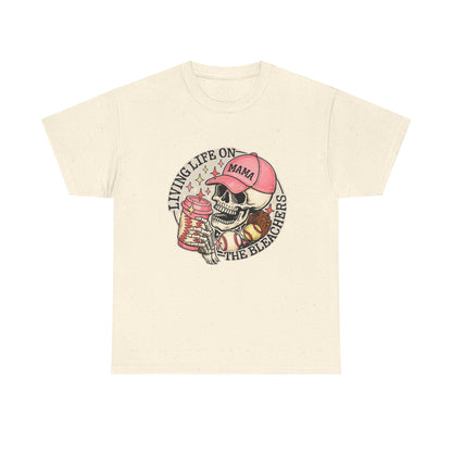 Living Life SPORTS MOM Skull Tee — Mama Cap Vintage Surf School Shirt