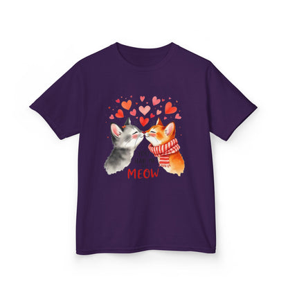 Kids Tee — Cute Cats 'You Had Me at Meow' Valentine Shirt