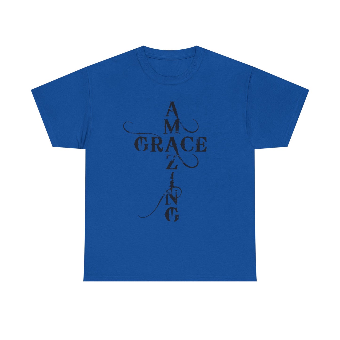 T‑Shirt — “Amazing Grace” Cross Design / “How Sweet the Sound?” Inspirational Gospel Tee