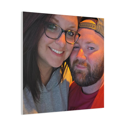 Personalized Stretched Canvas Print, Custom Wall Art, Home Decor, Gift for Couples, Anniversary, Homewarming