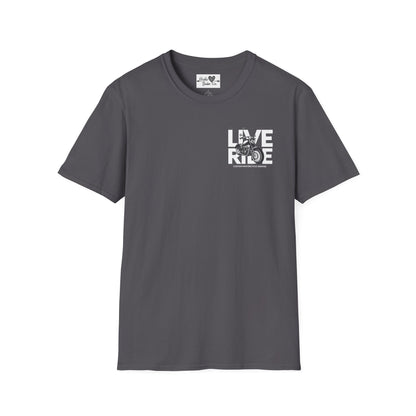 Adventure Ride Unisex T-Shirt - Motorcycle Graphic Tee, Perfect for Bikers, Gift for Riders, Casual Wear, Summer Outfit