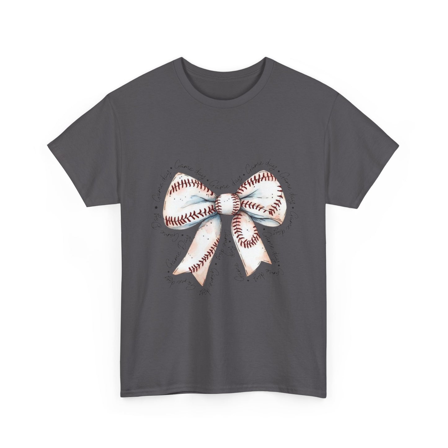 Bow Stitch Tee — Cute Hand-Drawn Ribbon Graphic T-Shirt