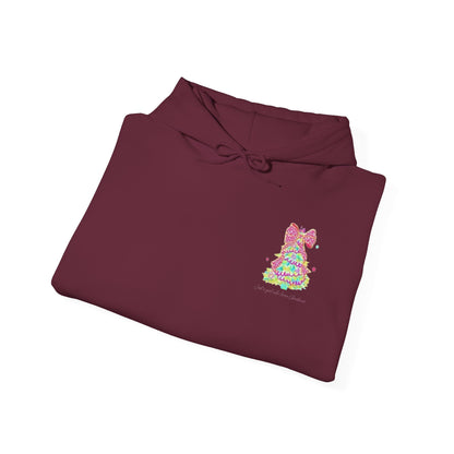 Just a Girl Who Loves Christmas- Whimsical Hooded Sweatshirt