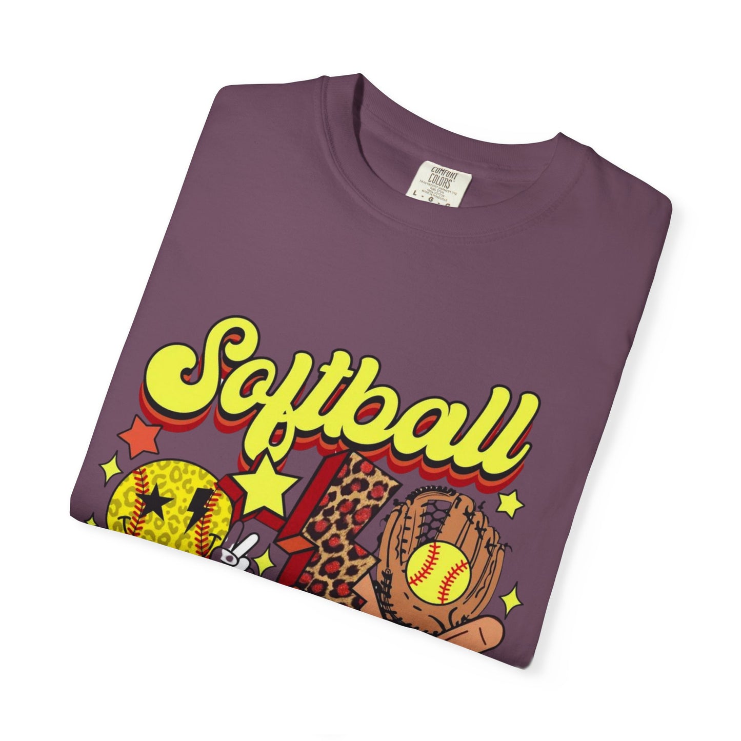 Softball Mama T-Shirt — Retro Softball Mom Graphic Tee