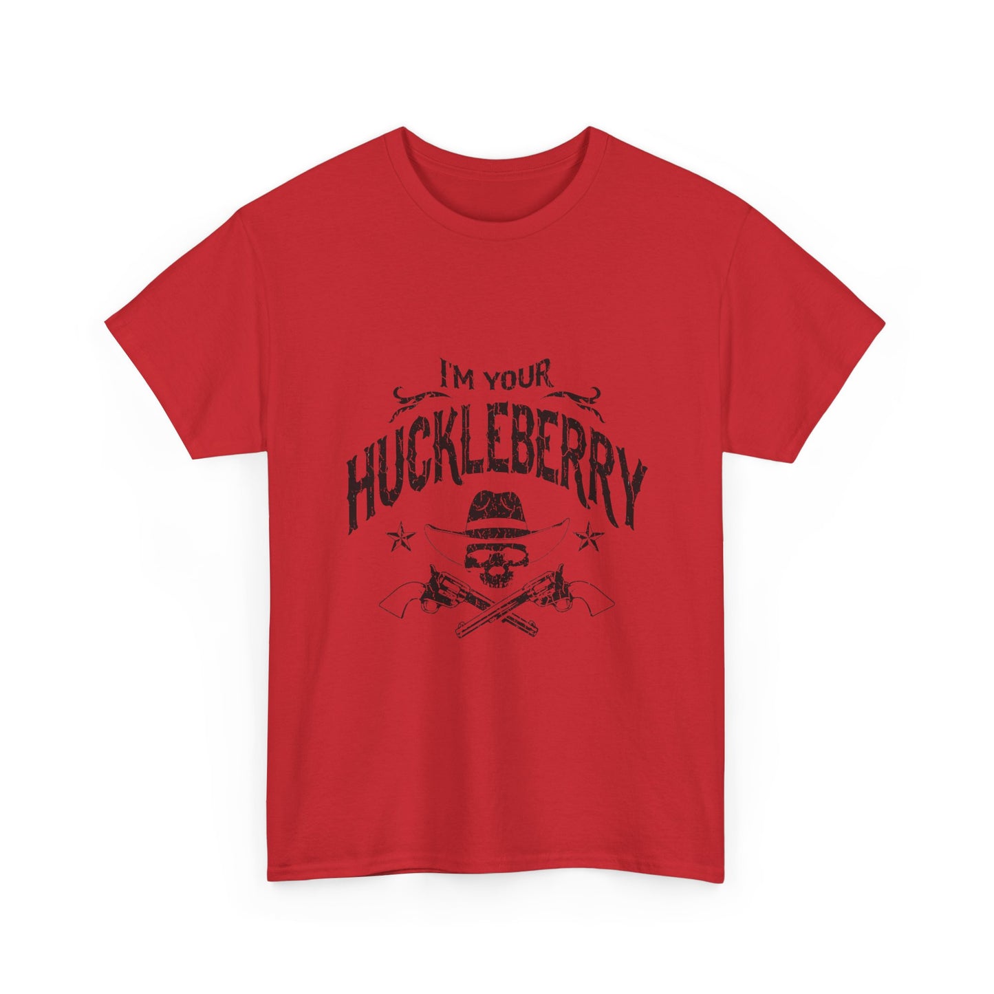 I'm Your Huckleberry T-Shirt — Vintage Western Skull & Pistols Tee