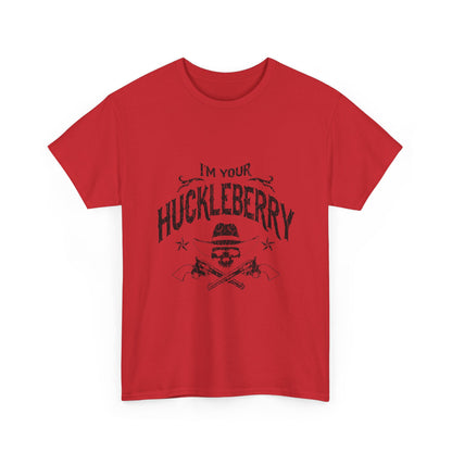I'm Your Huckleberry T-Shirt — Vintage Western Skull & Pistols Tee