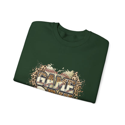 Softball 'Game Day' Crewneck Sweatshirt — Distressed Baseball Design