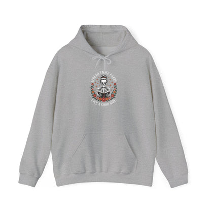 Day of the Dead Sugar Skull Hoodie – Floral Calavera Graphic Sweatshirt