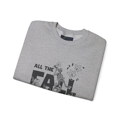 Fall Vibes Crewneck Sweatshirt, ALL THE FALL THINGS.