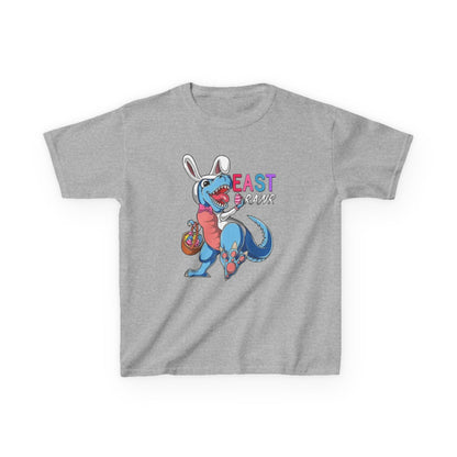 Kids 'Beast of Easter' Dino Bunny T‑Shirt — Cute Easter Dino with Basket