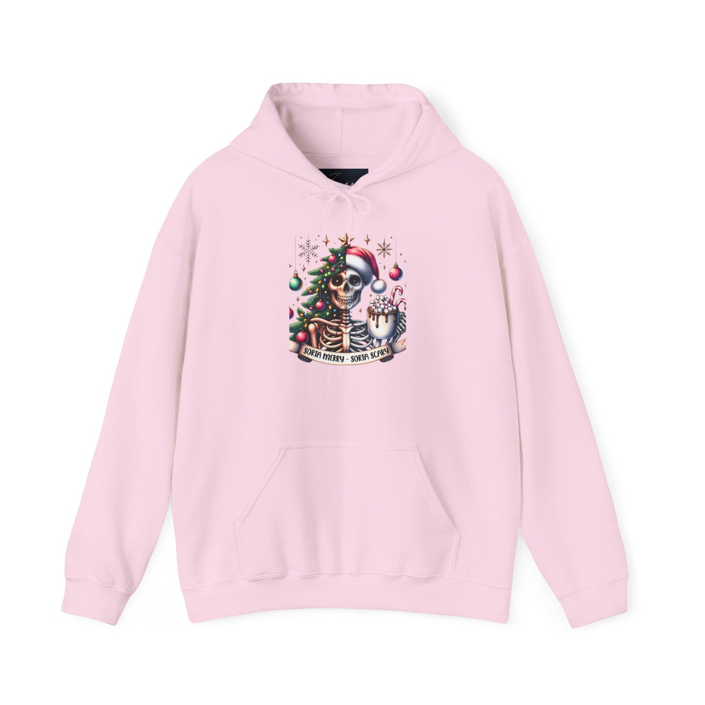 Sorta scary,  sorta merry. Unisex Heavy Blend™ Hooded Sweatshirt