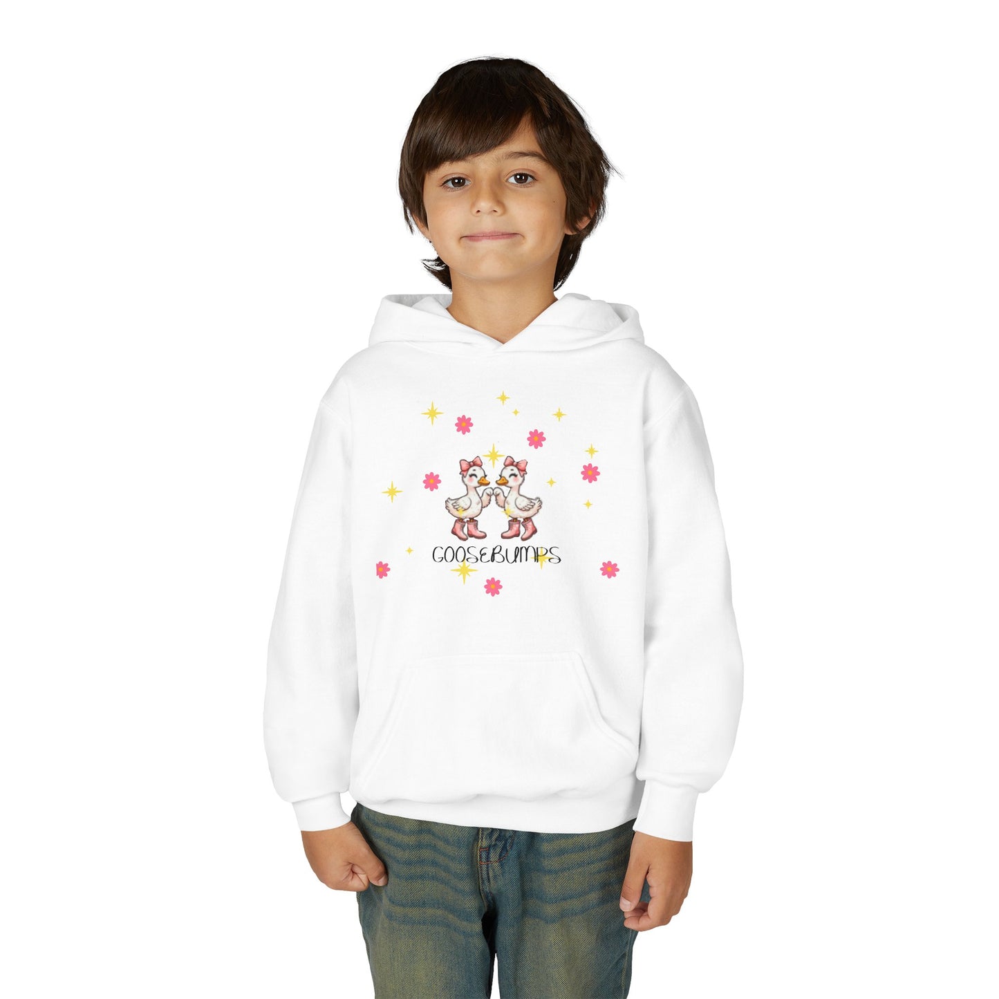 Goose Bumps! Youth Hoodie, Pet Lover Gift, Spring Fashion, Kids Sweatshirt, Birthday Present, Adorable Animal Design