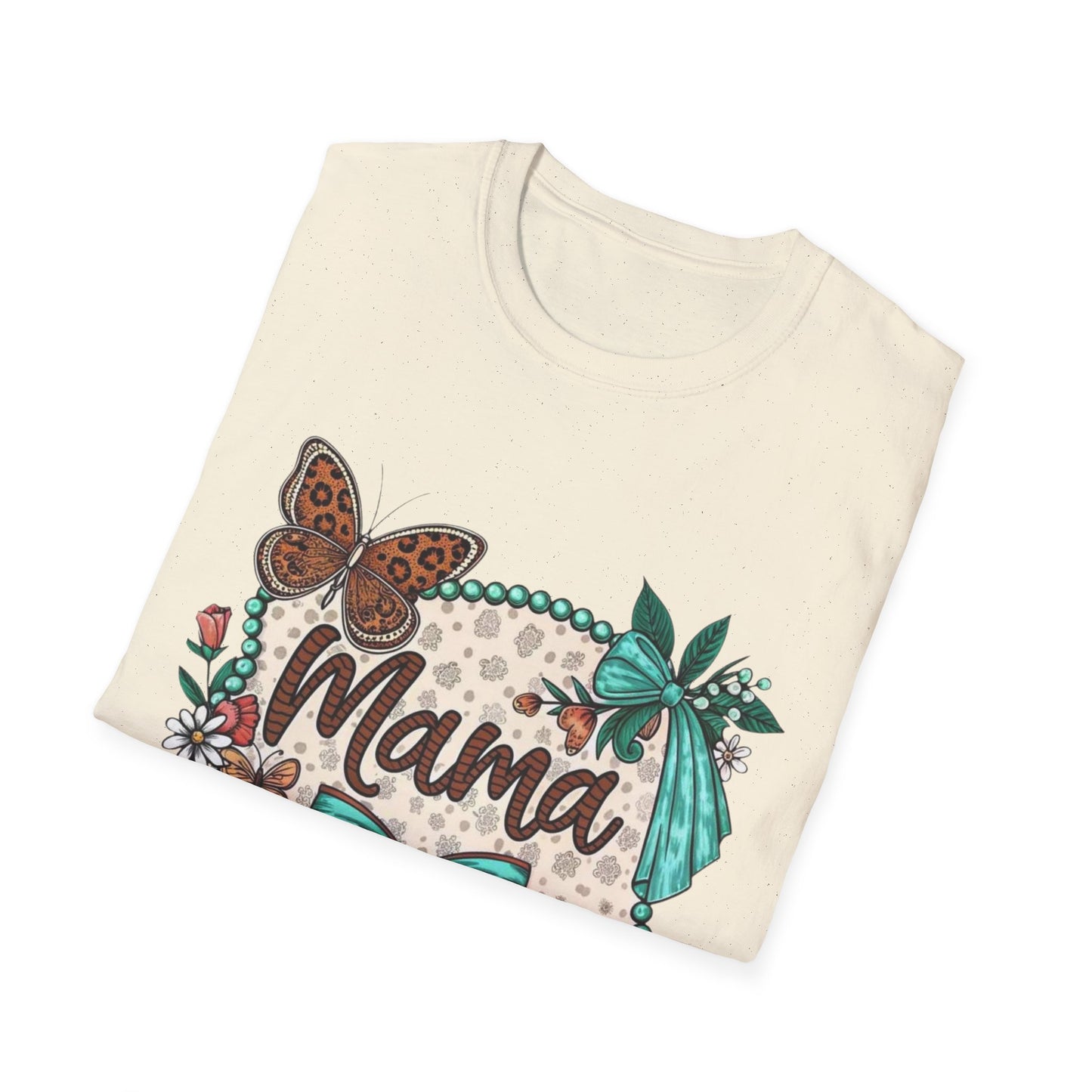 Mama Floral Tee — Boho Butterfly Mother’s Day T-Shirt