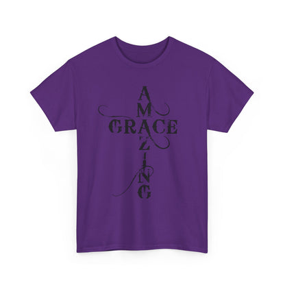 T‑Shirt — “Amazing Grace” Cross Design / “How Sweet the Sound?” Inspirational Gospel Tee