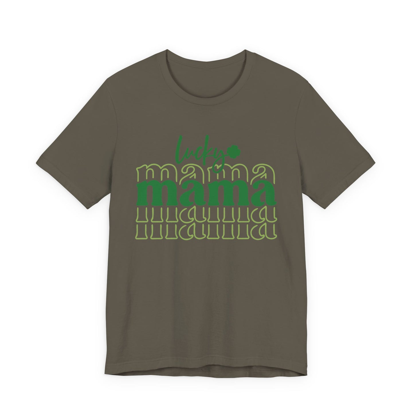 Lucky Mama T‑Shirt — St. Patrick’s Day Green Mama Tee