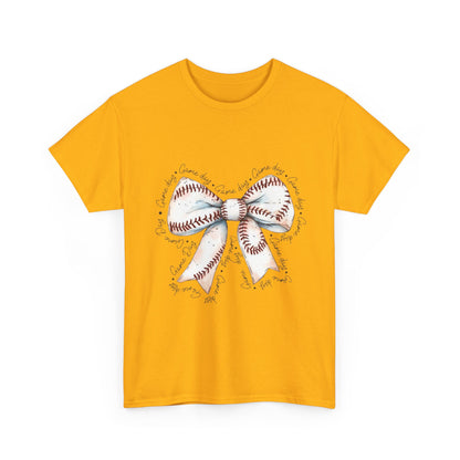 Bow Stitch Tee — Cute Hand-Drawn Ribbon Graphic T-Shirt