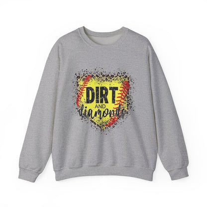 Dirt and Diamonds Sweatshirt — Baseball-Inspired Crewneck for Players & Fans