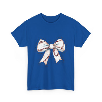 Bow Stitch Tee — Cute Hand-Drawn Ribbon Graphic T-Shirt