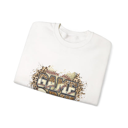 Softball 'Game Day' Crewneck Sweatshirt — Distressed Baseball Design
