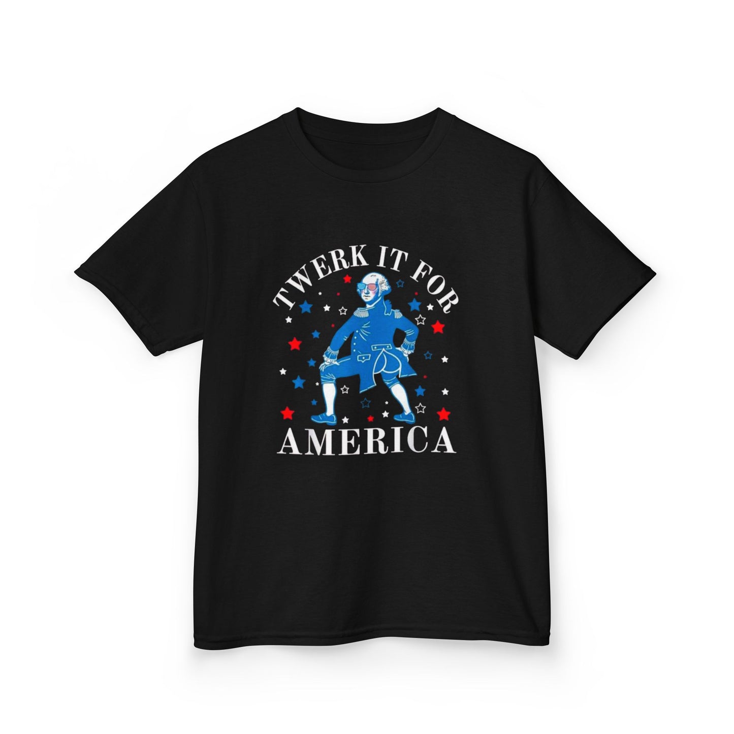 Kids T-Shirt - "Twerk It For America" Patriotic 4th of July Dance Tee