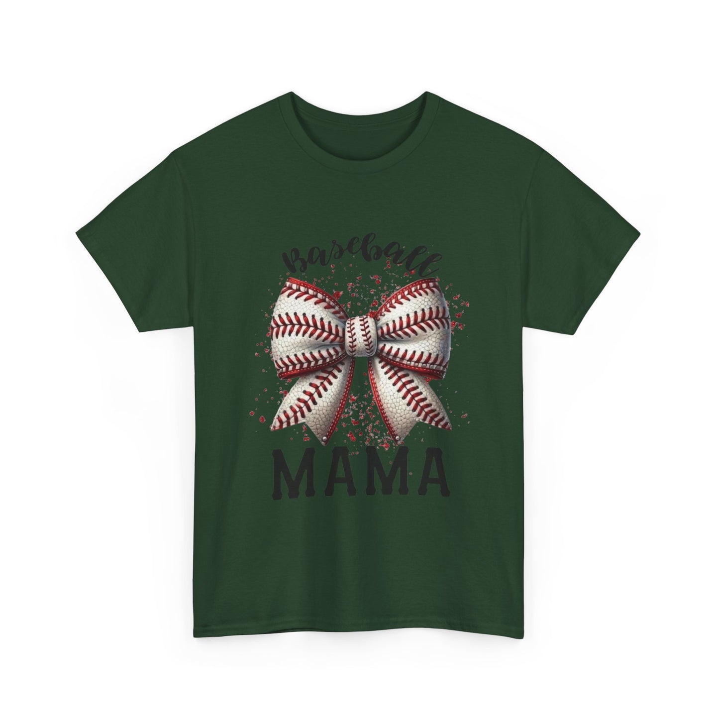 Baseball Mama T-Shirt – Mom Bow Soft Cotton Tee