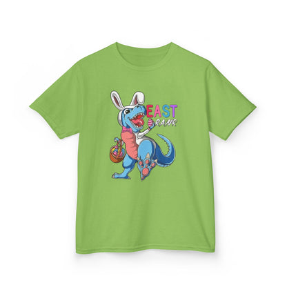 Kids 'Beast of Easter' Dino Bunny T‑Shirt — Cute Easter Dino with Basket