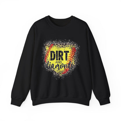 Dirt and Diamonds Sweatshirt — Baseball-Inspired Crewneck for Players & Fans