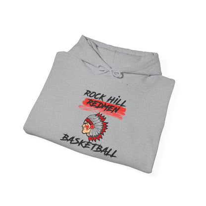 Rock Hill Basketball Hoodie — Rock Hill Basketball Team Logo Pullover