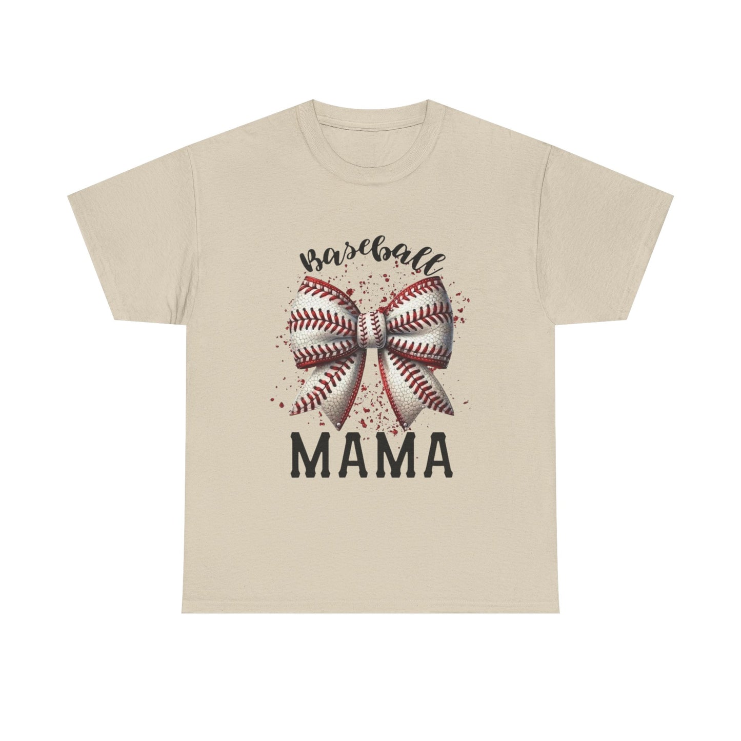 Baseball Mama T-Shirt – Mom Bow Soft Cotton Tee