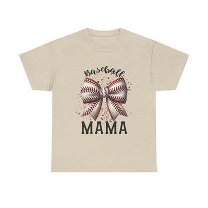 Baseball Mama T-Shirt – Mom Bow Soft Cotton Tee