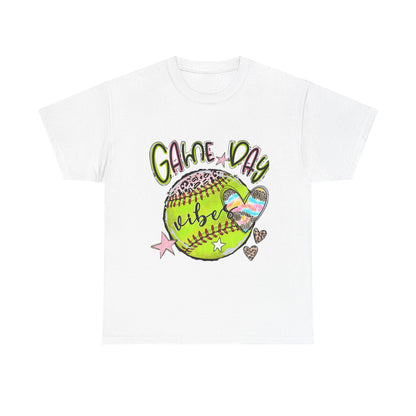 Softball- Game Day- Unisex Heavy Cotton Tee