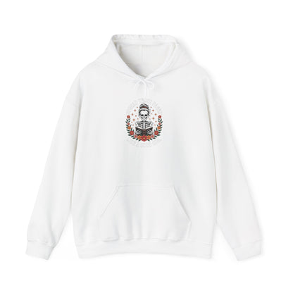 Day of the Dead Sugar Skull Hoodie – Floral Calavera Graphic Sweatshirt