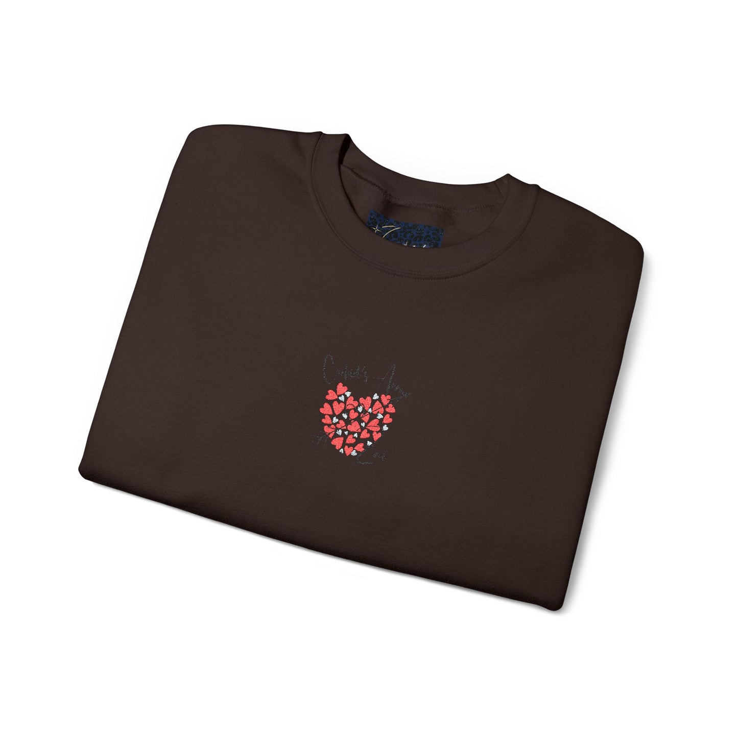 Embroidered Cupid's Arrow Merch-  Crewneck Sweatshirt