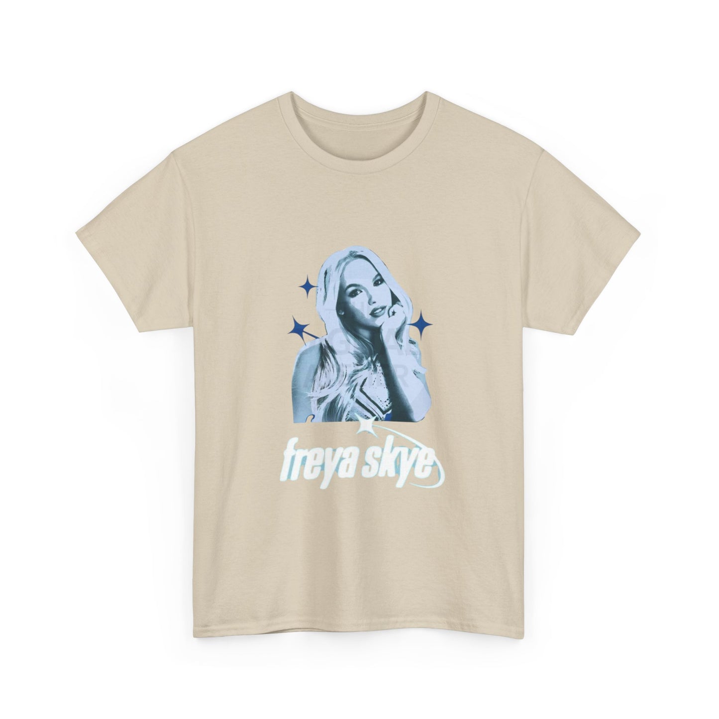 Freya Skye Graphic Tee — Retro Pop Star Portrait Shirt