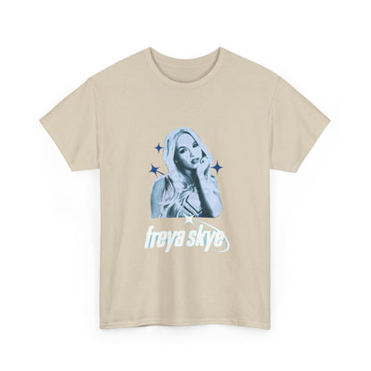 Freya Skye Graphic Tee — Retro Pop Star Portrait Shirt