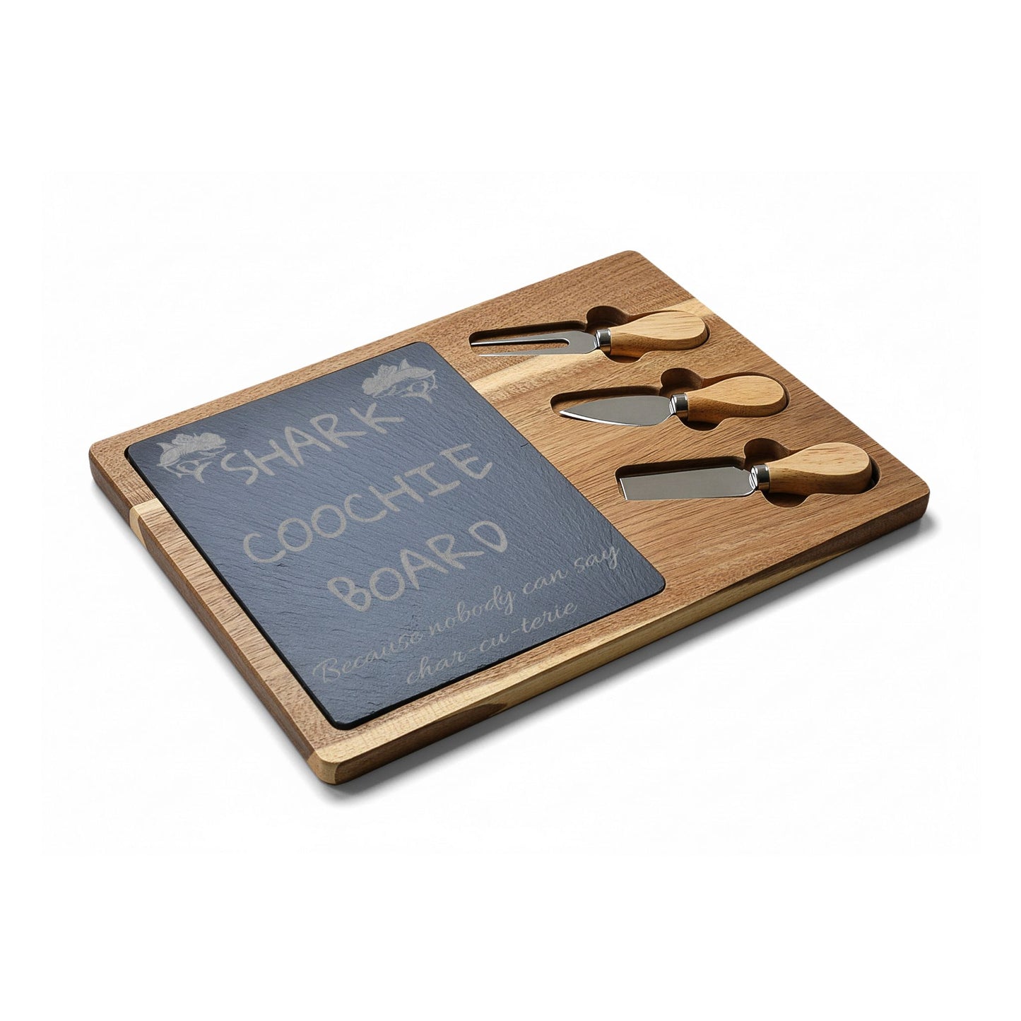 Personalized Shark Coochie Board, Unique Charcuterie Board, Custom Engraved Serving Platter, Perfect for Parties and Gatherings, Fun [...]