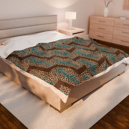 Personalized- Cozy Velveteen Plush Blanket for Home